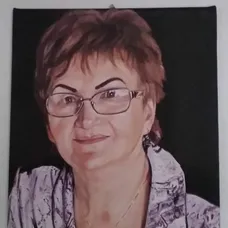 Gizkina dvojníčka Vierka na portréte