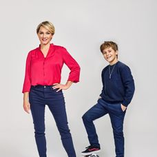 Maroš Baňas so seriálovou mamou Monikou Hilmerovou.