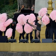 Lady Gaga na otváracom ceremoniáli na letných olympských hrách v Paríži