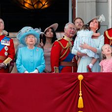 Princezná Charlotte sa počas preletu kráľovskej letky rozplakala