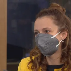 Liv Bielovič v Teleráne.