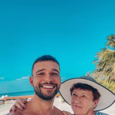 Vratko s milovanou maminou