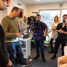 Zábery z nakrúcania dokumentárnej série Do neba a do pekla: Generácia Žilina