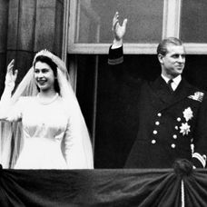 Kráľovná Alžbeta II. a princ Philip