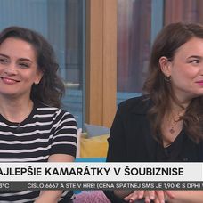 Dominika Kavaschová a Andrea Bučko v Teleráne