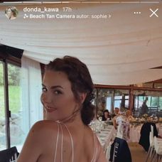 Dominikina sestra bola prekrásna nevesta.