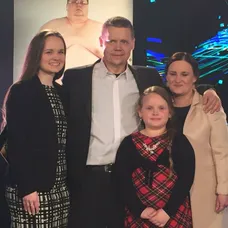 Ján Hodoň s Chrisom a Heidi Powellovcami
