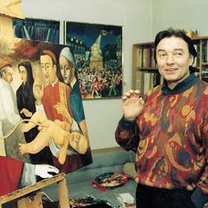 Karel Gott s manželkou Ivanou a dcérkou 