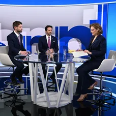 Michal_Šimečka, Robert Kaliňák a Karolína Lacová v relácii Na telo