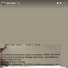 Nikol skončila s vážnymi poraneniami na pohotovosti