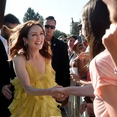 Julianne Moore a Bart Freundlich na Medzinárodnom filmovom festivale v Karlových Varoch