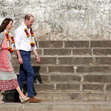 Princ William s vojvodkyňou Kate na návšteve v Indii