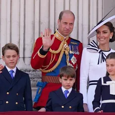 Princ a princezná z Walesu na Trooping the Colour