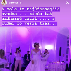 Novomanželský tanec.