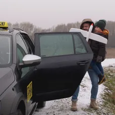 Braňo vzal Marečka na výlet.