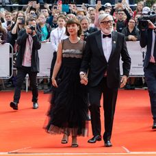 Prezident festivalu Jiří Bartoška a jeho manželka Andrea na 56. ročníku MFF KV