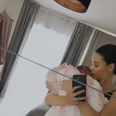 Monika Bagárová s dcérkou