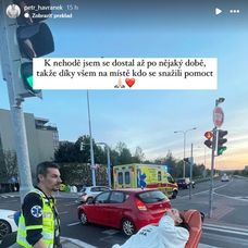 Ako prvý o Gabrielinej autonehode informoval jej priateľ Petr Havránek.