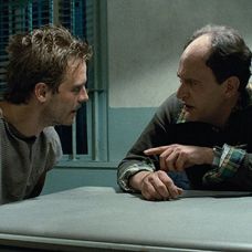 Michael Biehn a Earl Boen vo filme Terminátor.