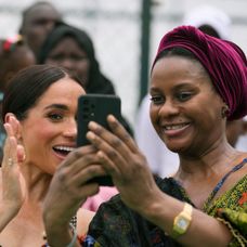 Meghan Markle na turné v Nigérii