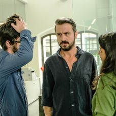 Branislav Trifunovič na nakrúcaní filmu Príliš osobná známosť