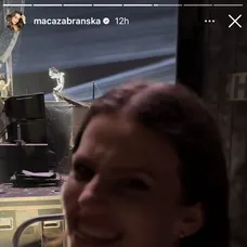 Maca Zábranská na koncerte AC/DC