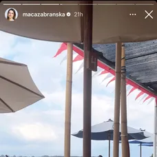Maca Zábranská na dovolenke na Bali