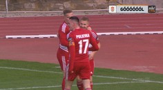 VIDEO: Banská Bystrica odštartovala nadstavbovú časť víťazne. Krásnym gólom rozhodol Rymarenko