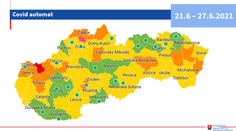 COVID automat od pondelka: Pozrite si, aké pravidlá budú platiť vo vašom okrese