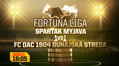 Dajto odvysiela zápas Spartak Myjava - DAC 1904 Dunajksá Streda