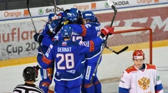 Slovenskí hokejisti zdolali Olympijský tím Ruska a obhájili Kaufland Cup
