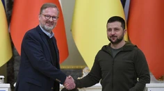 Zelenskyj udelil českému premiérovi Fialovi štátne vyznamenanie