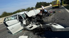 Vážna nehoda na D1 pri Bratislave. Diaľnica je v smere do Trnavy uzavretá