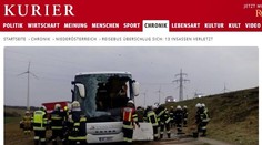 Nehoda českého autobusu v Rakúsku: 13 zranených!