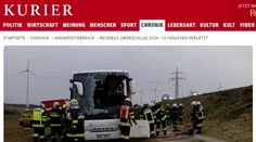 Nehoda českého autobusu v Rakúsku: 13 zranených!