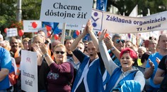 Frustrácia aj strach z toho, čo bude ďalej. V Bratislave sa protestovalo proti chudobe