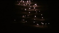 VIDEO: Ohňová šou na lyžiarskom svahu neďaleko Levoče