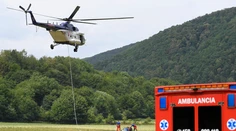 Slovensko vyslalo do Česka vrtuľník na pomoc pri požiari v Českom Švajčiarsku