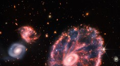 Webbov teleskop priniesol ďalšie unikátne zábery. Zachytil galaxiu Koleso voza