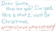 Takýto list Santa ešte zrejme nikdy nedostal