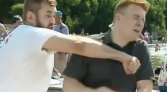 Rana päsťou od opilca: Redaktor to schytal počas živého vstupu