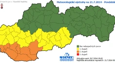 Pozor! SHMÚ varuje pred vysokými teplotami aj búrkami