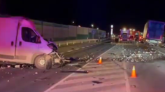 Tragická zrážka dodávky s kamiónom pri Galante. O život prišli obaja vodiči