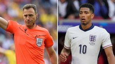 V minulosti mali konflikt a Bellingham ho aj obvinil. Semifinálový duel Anglicka povedie skúsený rozhodca