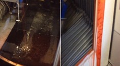 Vyľakaní cestujúci: Autobus plný ľudí zaliala tekutina ako krv