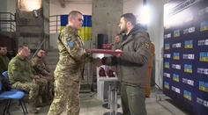 Zelenskyj navštívil zranených vojakov v Charkovskej oblasti