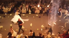 VIDEO: Novomanželský tanec ukončili plamene. Zverejnili detailné zábery tragického požiaru v Iraku