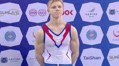 Šokujúca provokácia ruského gymnastu. Na stupňoch víťazov, stojac vedľa Ukrajinca, podporil útok na jeho krajinu