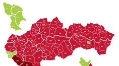 Pohľad na mapu Slovenska po parlamentných voľbách