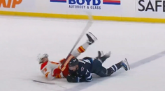 VIDEO: Pospíšil nedohral zápas s Winnipegom. Po tvrdom zákroku dostal trest do konca stretnutia